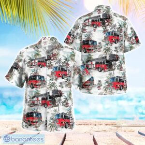 Plainville Fire Department 3D Summer Aloha Hawaiian Shirt Product Photo 1