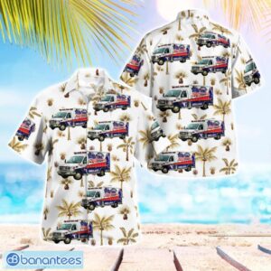 Muskogee, Oklahoma, Muskogee County EMS Aloha Hawaiian Shirt Product Photo 1