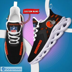 NFL Cleveland Browns Ultra Sneakers Personalized Name For Fans Max Soul Shoes Product Photo 6