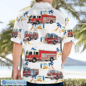 St. Catharines Fire Services 3D Summer Aloha Hawaiian Shirt Product Photo 2