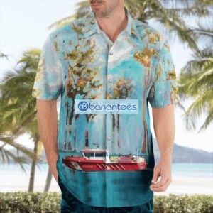 Savannah Fire Department Fireboat Hawaiian Shirt Beach Summer Shirt Product Photo 4