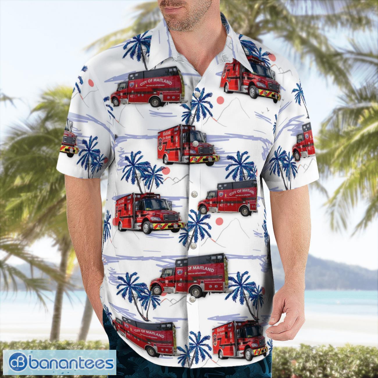 Maitland Fire Rescue Department Beach Hawaiian Shirt Gift For Summer Holiday Maitland Fire Rescue Department Beach Hawaiian Shirt Gift For Summer Holiday Product Photo 3