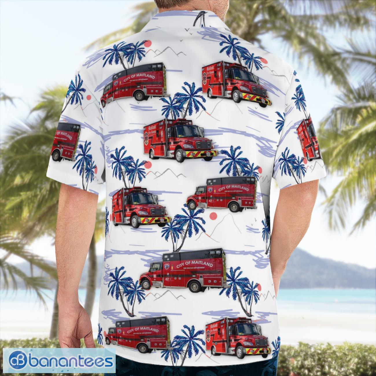 maitland fire rescue department beach hawaiian shirt gift for summer holiday image Maitland Fire Rescue Department Beach Hawaiian Shirt Gift For Summer Holiday Product Photo 1