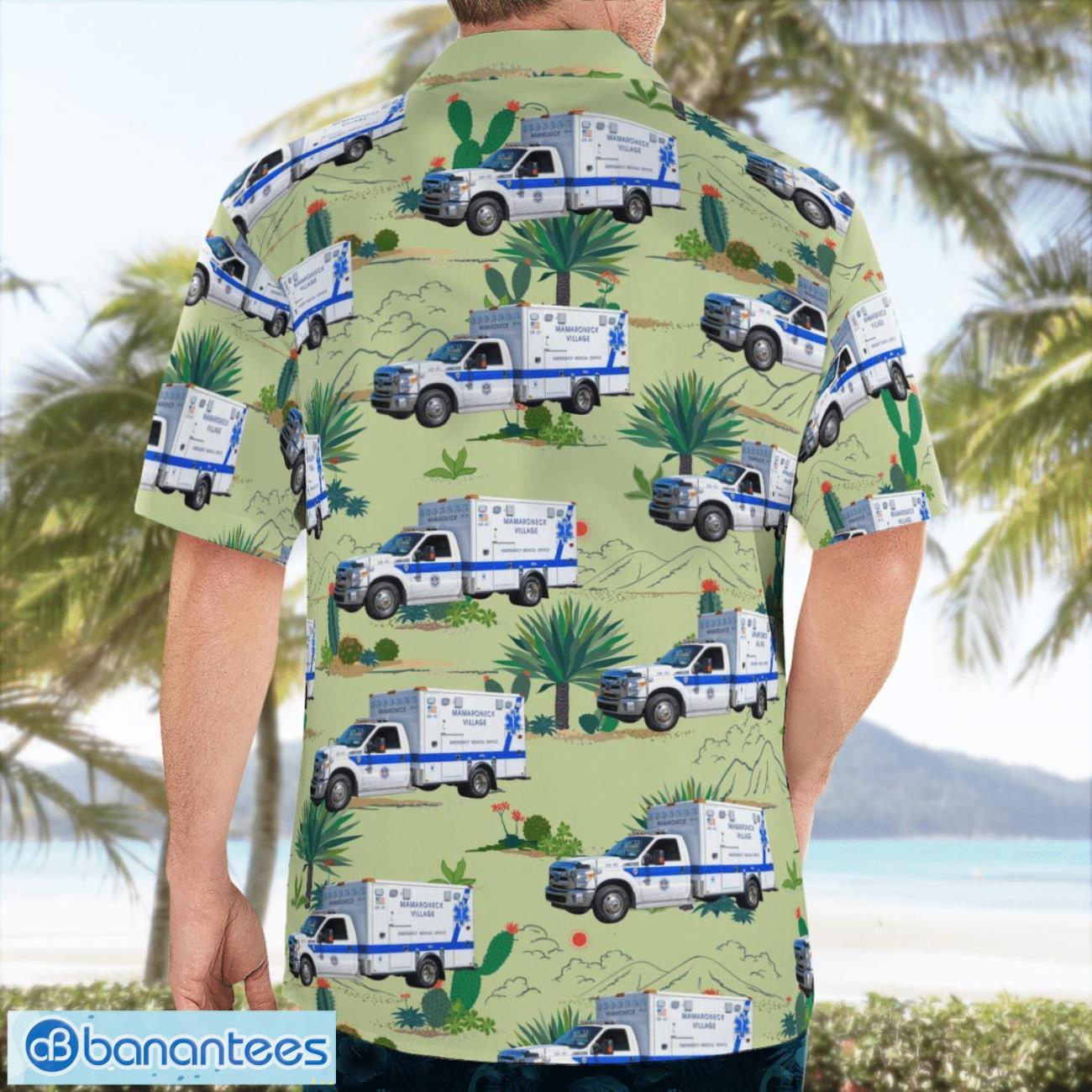 mamaroneck new york mamaroneck ems summer hawaiian shirt for men women 1 image Mamaroneck, New York, Mamaroneck EMS Summer Hawaiian Shirt For Men Women Product Photo 2