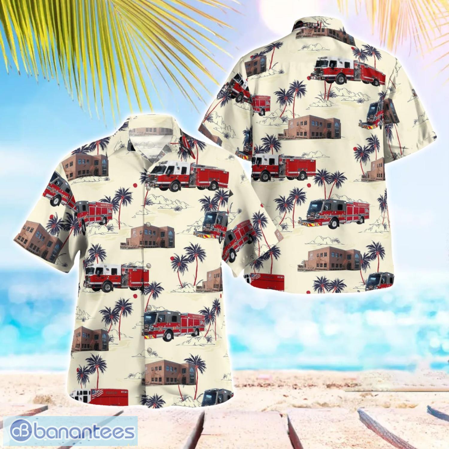 manhattan illinois manhattan fire protection district summer hawaiian shirt for men women image Manhattan, Illinois, Manhattan Fire Protection District Summer Hawaiian Shirt For Men Women Product Photo 1