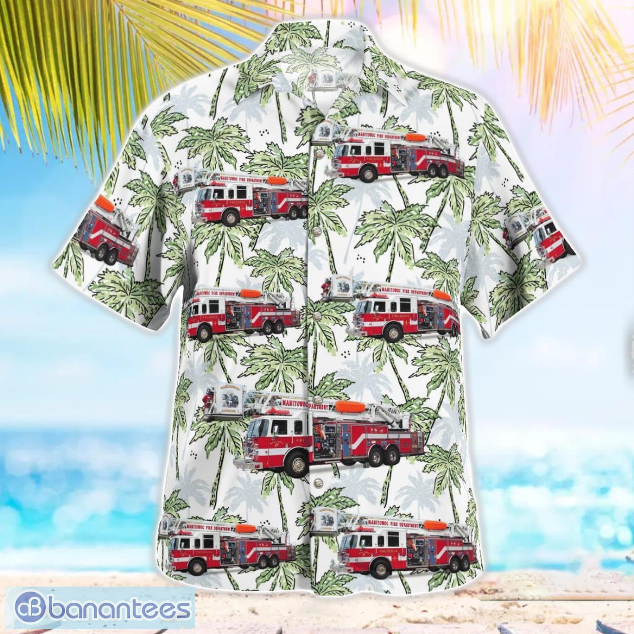 manitowoc fire rescue department 3d hawaiian shirt 2 image Manitowoc Fire Rescue Department 3D Hawaiian Shirt Product Photo 3