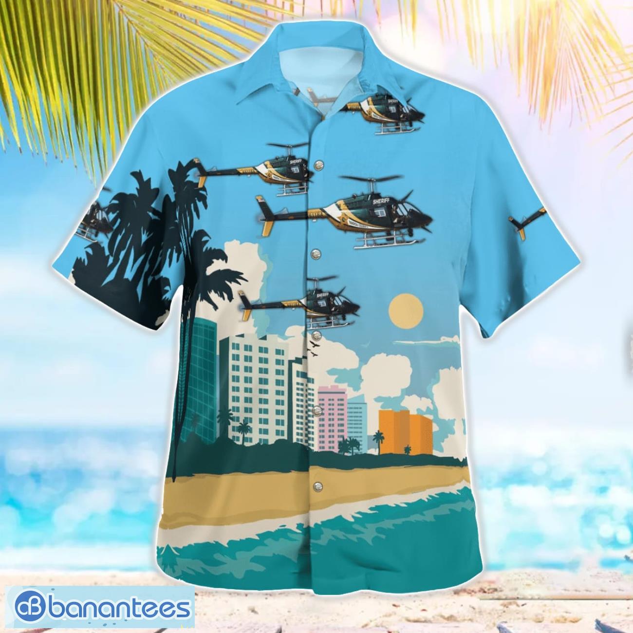 Marion County Sheriff Bell OH-58A Kiowa Beach Hawaiian Shirt Summer Gift Marion County Sheriff Bell OH-58A Kiowa Beach Hawaiian Shirt Summer Gift Product Photo 2