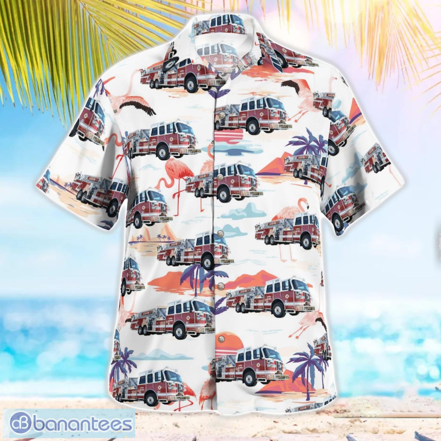 Maryland La Vale Volunteer Fire Department 3D Hawaiian Shirt Gift For Summer Maryland La Vale Volunteer Fire Department 3D Hawaiian Shirt Gift For Summer Product Photo 2