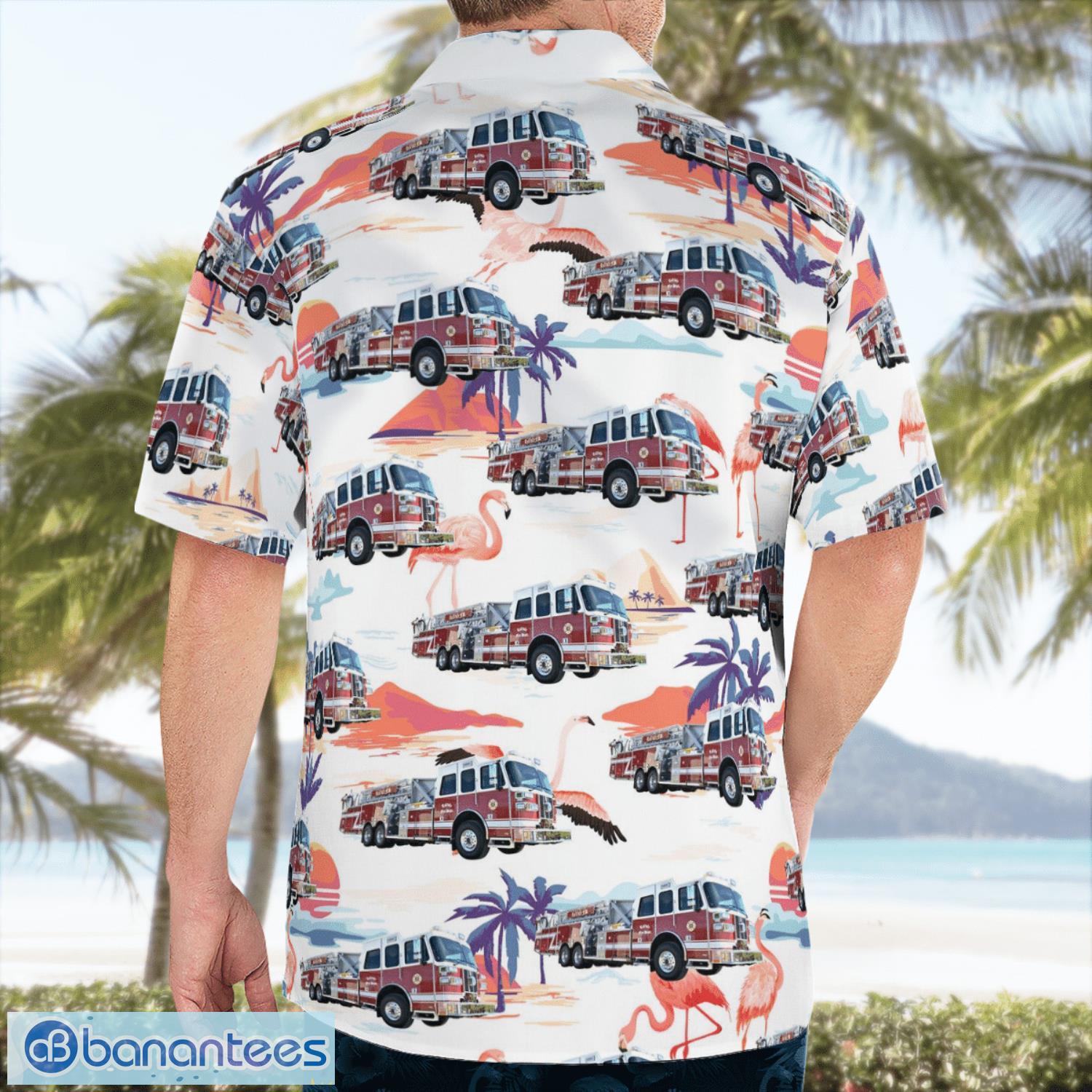 Maryland La Vale Volunteer Fire Department 3D Hawaiian Shirt Gift For Summer Maryland La Vale Volunteer Fire Department 3D Hawaiian Shirt Gift For Summer Product Photo 4