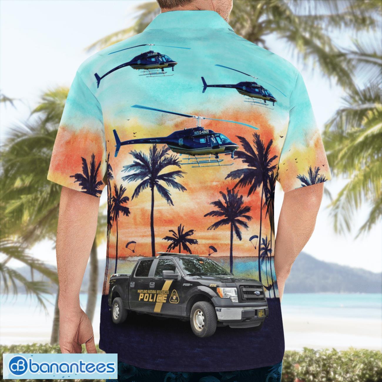 Maryland Natural Resources Police Hawaiian Shirt Beach Summer Shirt Maryland Natural Resources Police Hawaiian Shirt Beach Summer Shirt Product Photo 4