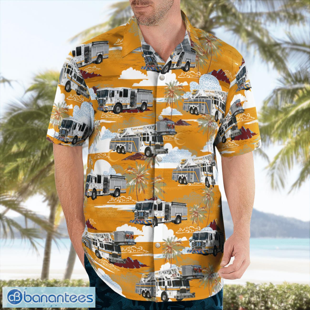 Maryland, White Marsh Volunteer Fire Company Hawaiian Shirt Beach Summer Shirt Maryland, White Marsh Volunteer Fire Company Hawaiian Shirt Beach Summer Shirt Product Photo 3