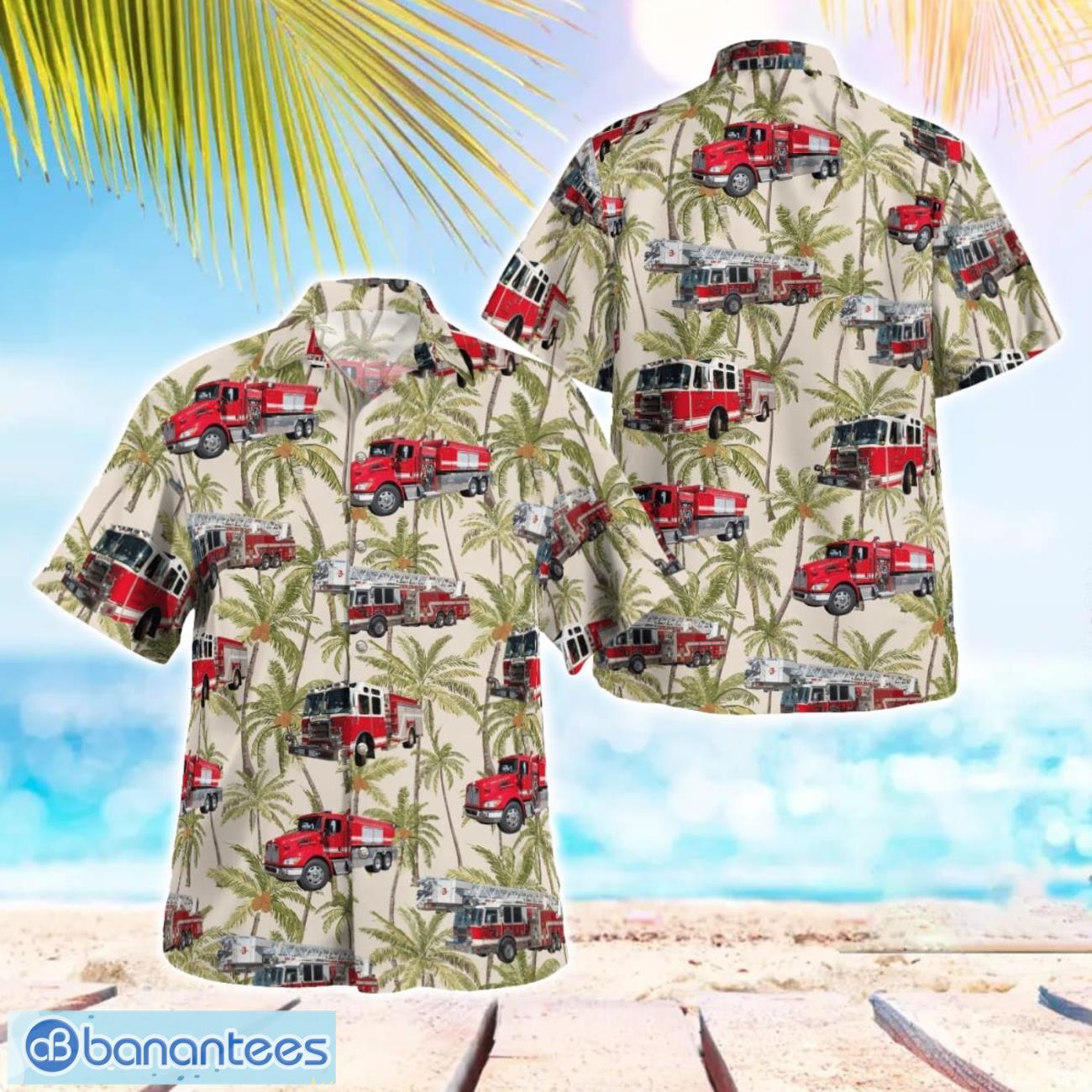 massachusetts middleborough fire department summer hawaiian shirt for men women image Massachusetts, Middleborough Fire Department Summer Hawaiian Shirt For Men Women Product Photo 1