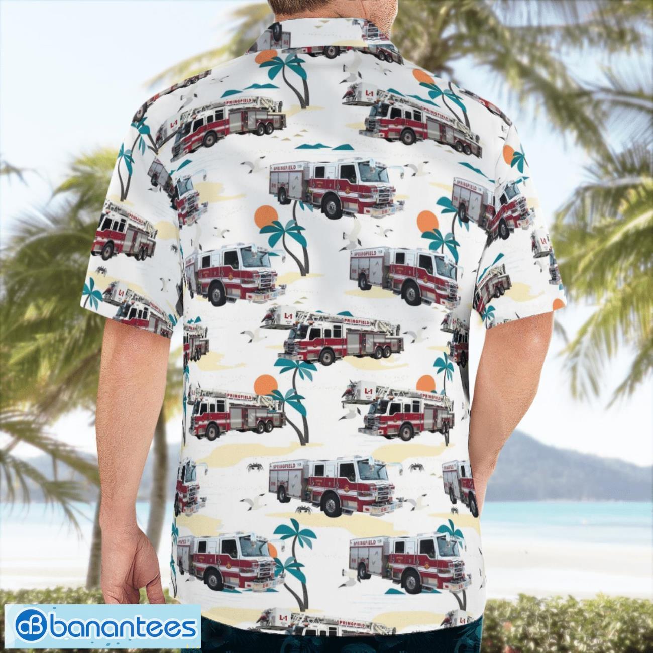 Massachusetts Springfield Fire Department 3D Hawaiian Shirt Gift For Summer Massachusetts Springfield Fire Department 3D Hawaiian Shirt Gift For Summer Product Photo 4