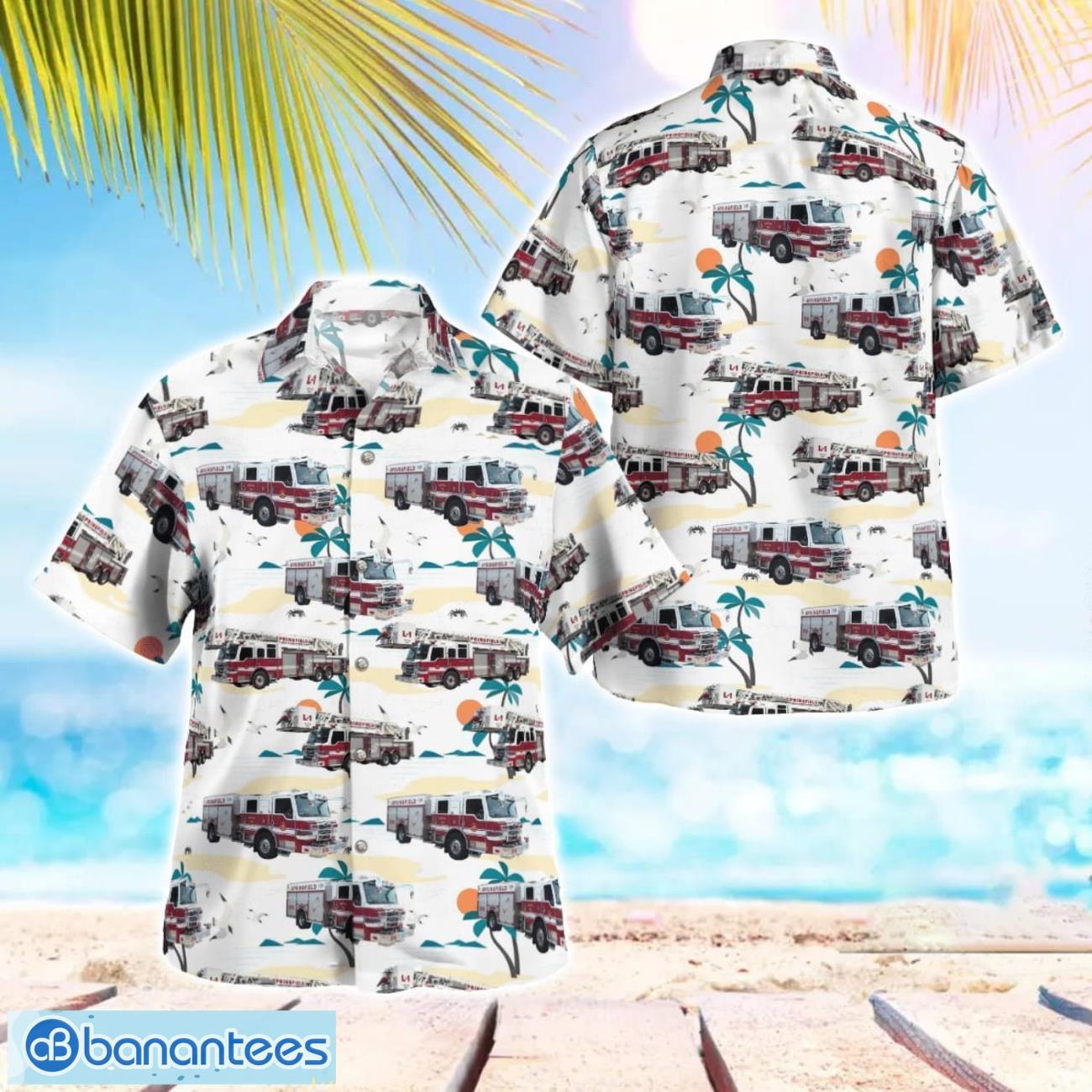 massachusetts springfield fire department 3d hawaiian shirt gift for summer image Massachusetts Springfield Fire Department 3D Hawaiian Shirt Gift For Summer Product Photo 1