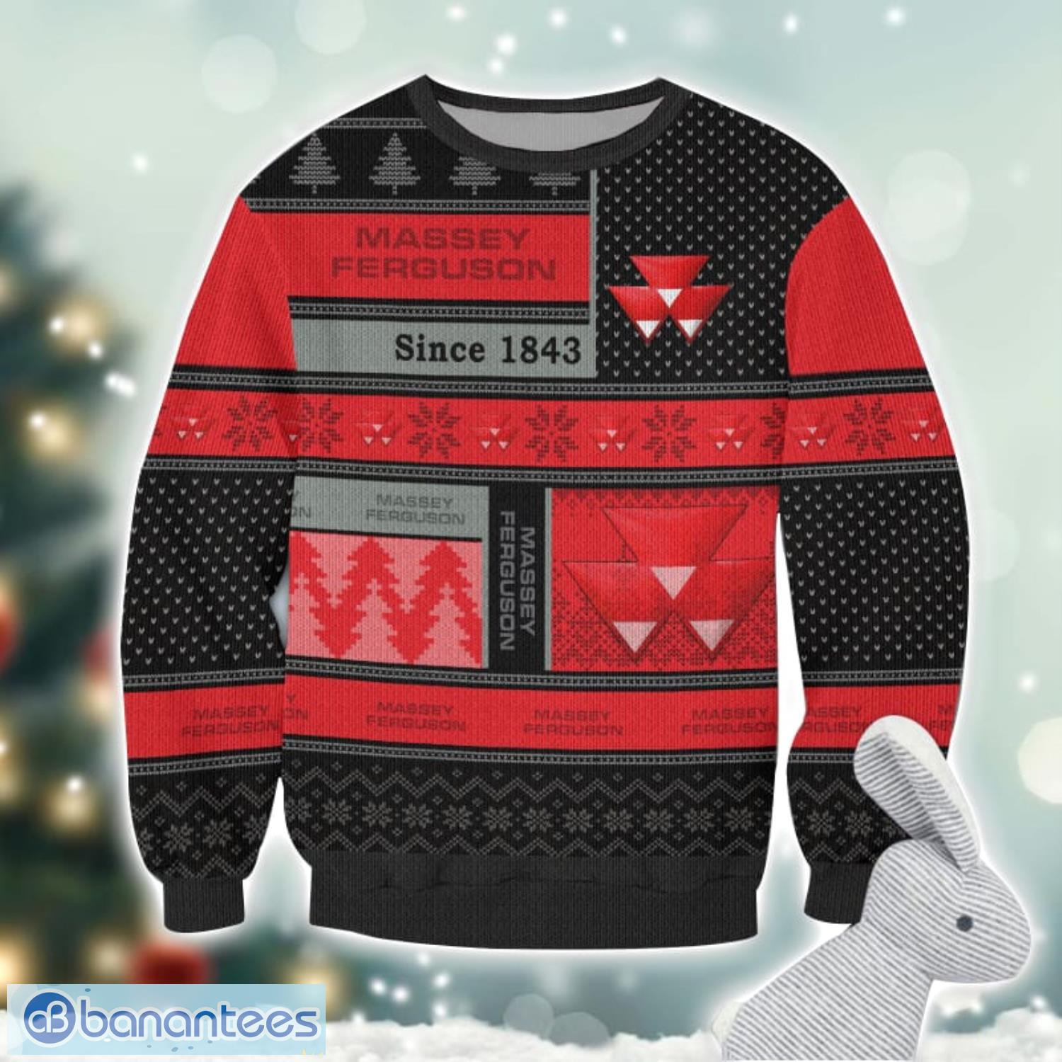 massey ferguson logo ugly christmas sweater for fans men and women christmas gift ideas 1 image Massey Ferguson Logo Ugly Christmas Sweater For Fans Men And Women Christmas Gift Ideas Product Photo 2
