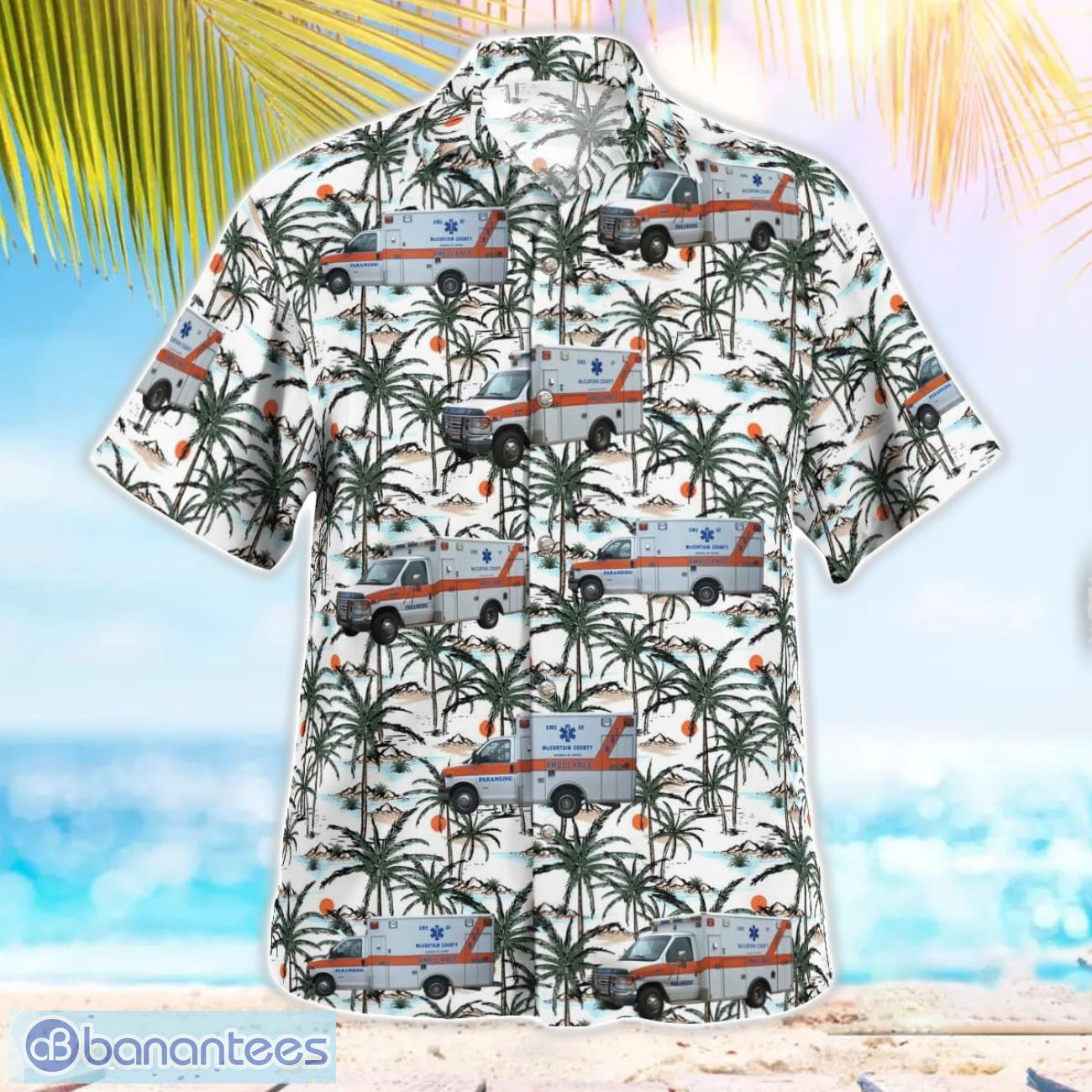 McCurtain County EMS Beach Hawaiian Shirt Summer Gift McCurtain County EMS Beach Hawaiian Shirt Summer Gift Product Photo 3