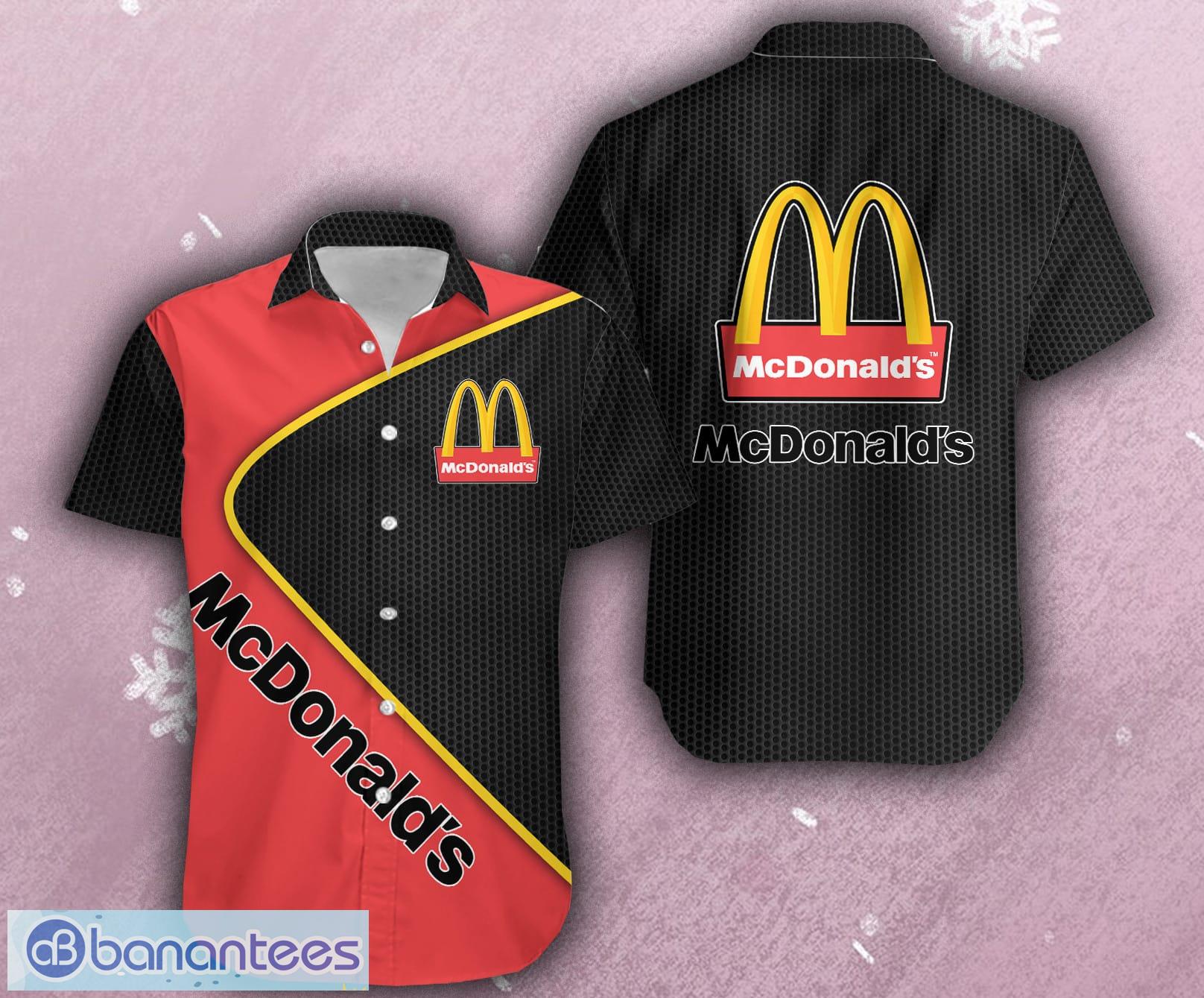mcdonalds authentic brand new all over print hawaiian shirt for summer holidays image Mcdonald's Authentic Brand New All Over Print Hawaiian Shirt For Summer Holidays Product Photo