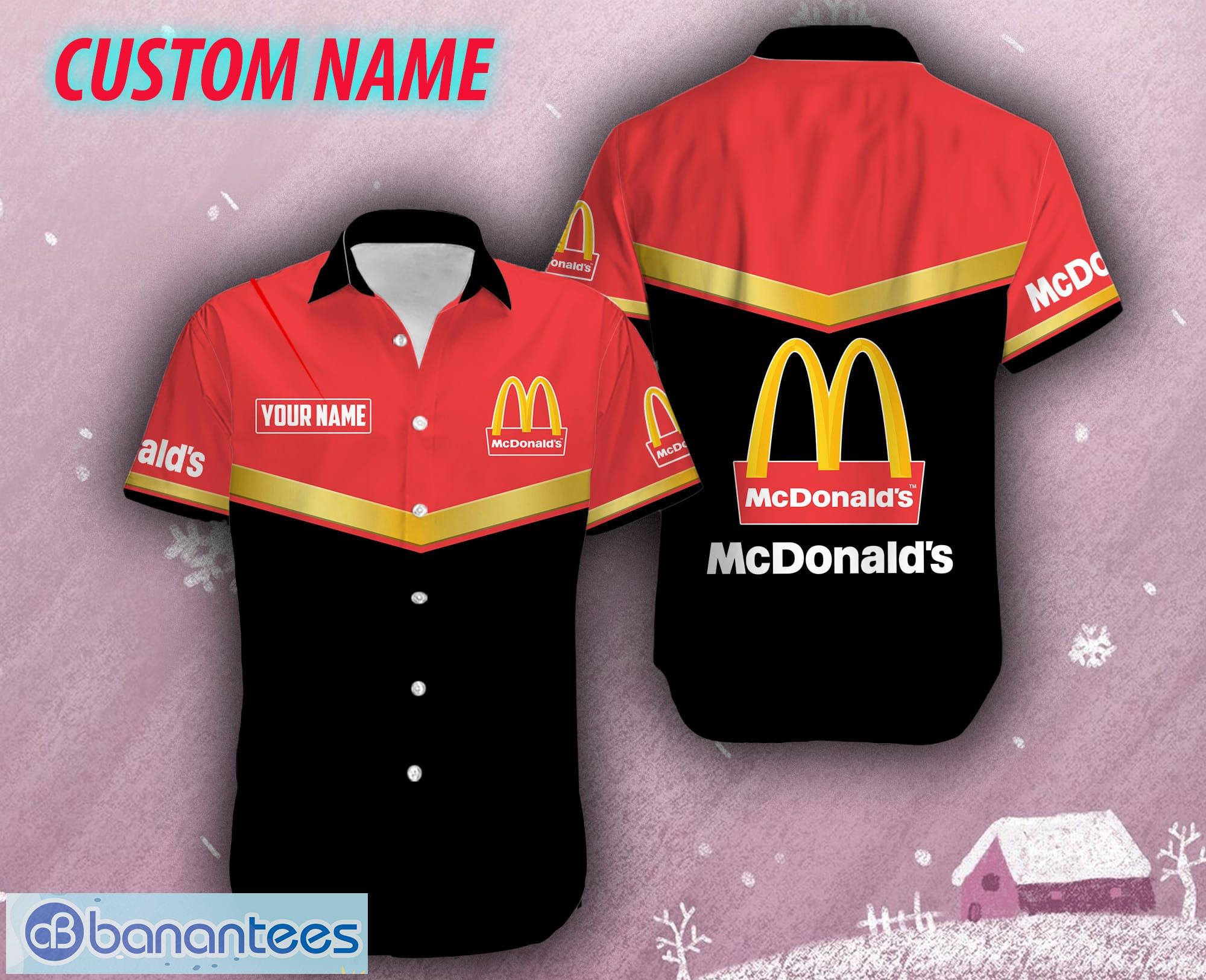 mcdonalds personalized name brand new islander beach hawaiian shirt for summer holidays image Mcdonald's Personalized Name Brand New Islander Beach Hawaiian Shirt For Summer Holidays Product Photo