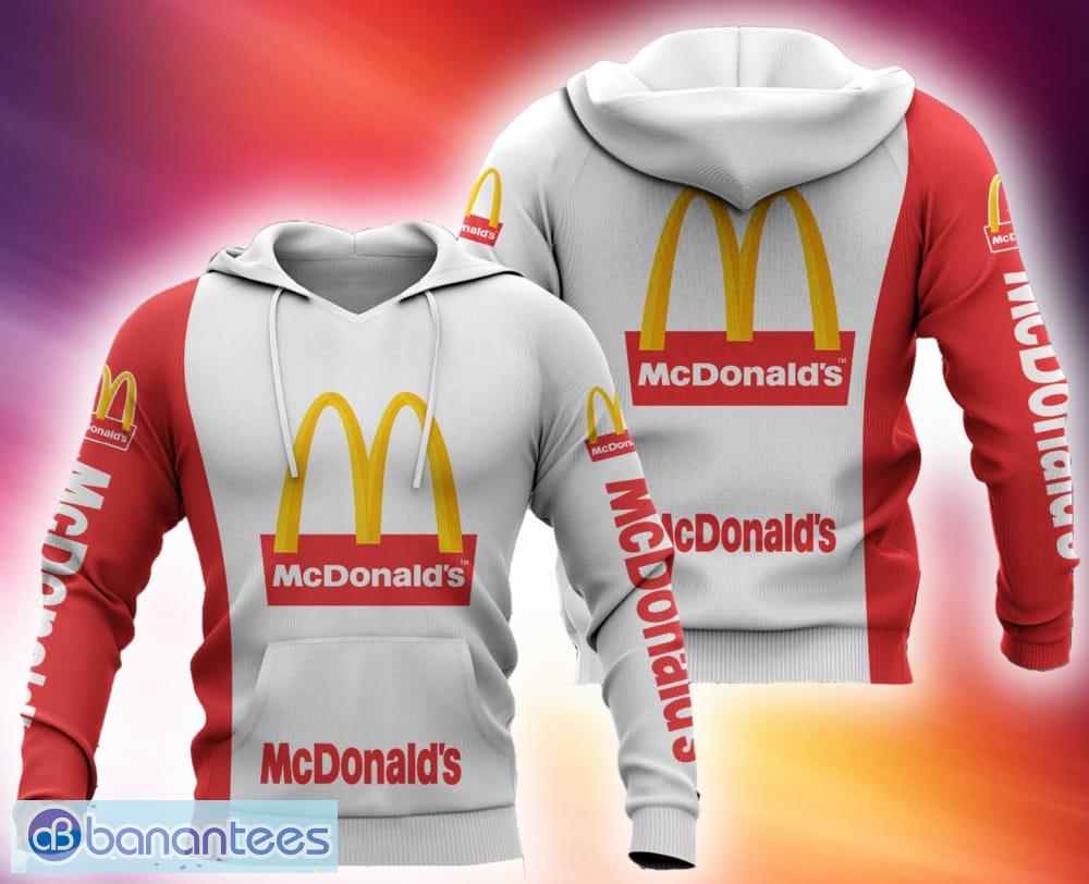 mcdonalds winterize brand hoodie all over print 3d zip hoodie for fans gift image Mcdonald's Winterize Brand Hoodie All OVer Print 3D Zip Hoodie For Fans Gift Product Photo