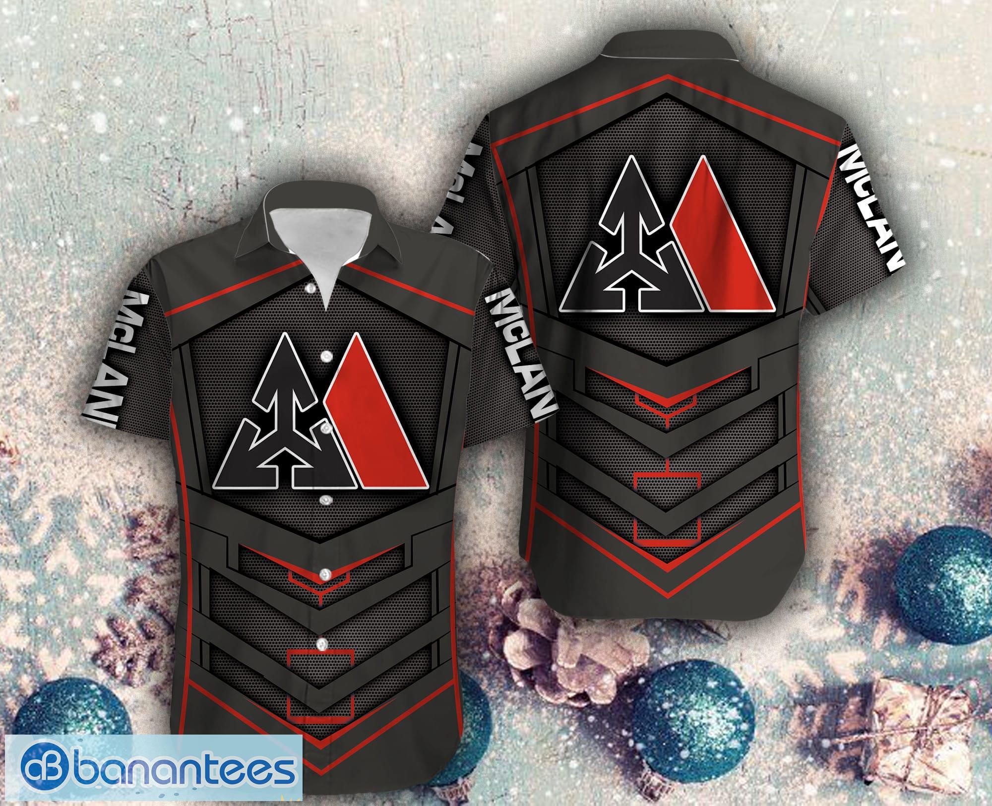 mclane exotic logo beach hawaiian shirt for summer holidays image MCLANE Exotic Logo Beach Hawaiian Shirt For Summer Holidays - MCLANE Exotic Logo Beach Hawaiian Shirt Gift For Fans