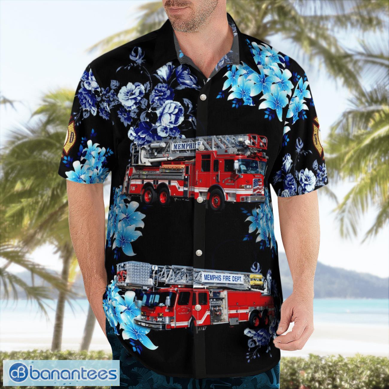 Memphis Fire Department Beach Hawaiian Shirt Summer Gift Memphis Fire Department Beach Hawaiian Shirt Summer Gift Product Photo 3