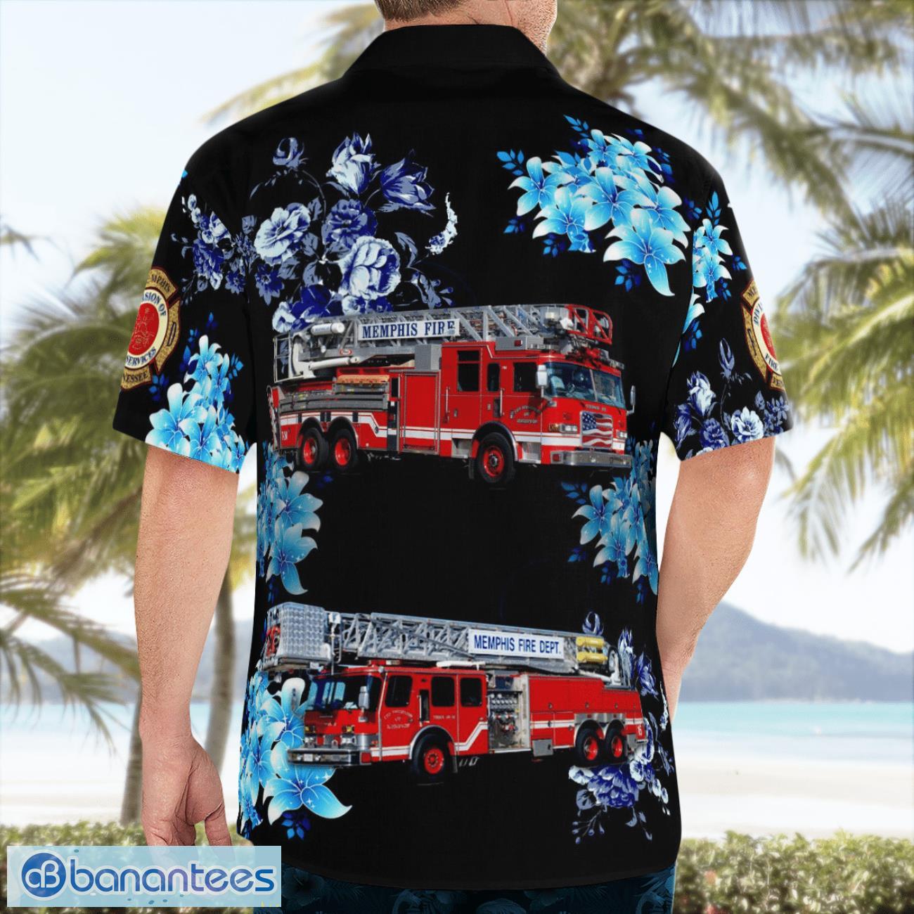 Memphis Fire Department Beach Hawaiian Shirt Summer Gift Memphis Fire Department Beach Hawaiian Shirt Summer Gift Product Photo 4
