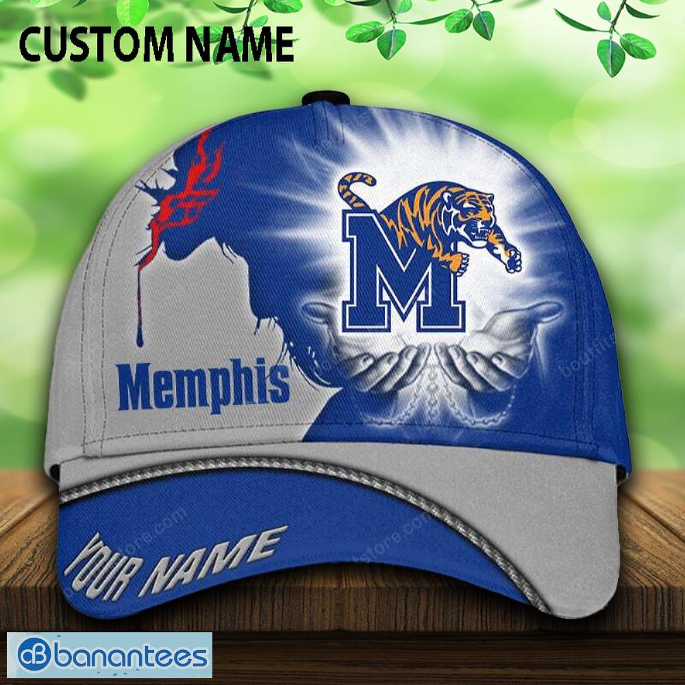 memphis tigers 3d cap and hat custom name all over print for fans image Memphis Tigers 3D Cap And Hat Custom Name All Over Print For Fans - Memphis Tigers 3D Cap And Hat Custom Name All Over Print For Fans