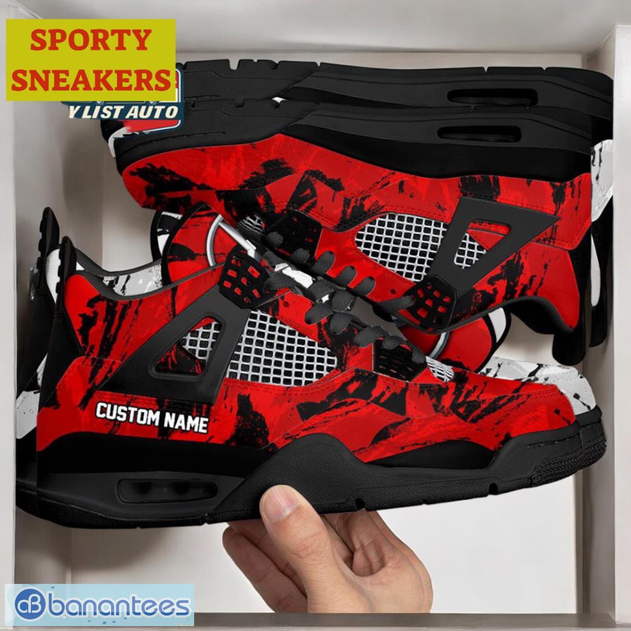 mercedes benz mixing colors custom name air jordan 4 dynamic design for men women 1 image Mercedes Benz Mixing Colors Custom Name Air Jordan 4 Dynamic Design For Men Women Product Photo 2