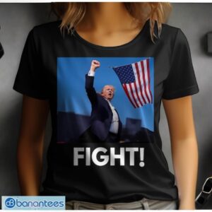 Trump Fight T-Shirt, Trump Shooting Fight On Shirt Product Photo 2