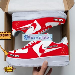 Mitsubishi Air Force Shoes Custom Name Gift For Fans AF1 Sneakers Product Photo 1