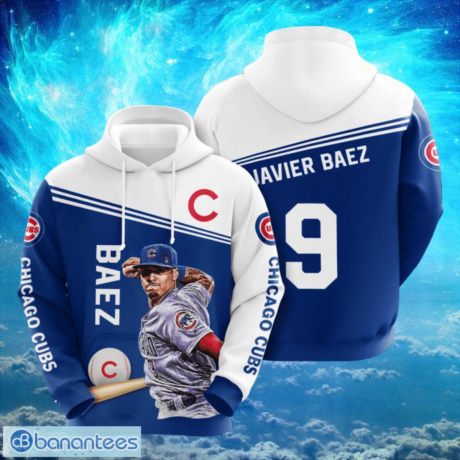 mlb chicago cubs logo design 9 baez full print hoodie image MLB Chicago Cubs Logo Design 9 Baez Full Print Hoodie Product Photo 1