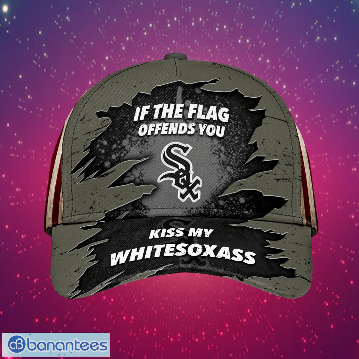 mlb chicago white sox logo design american flag cap 1 image MLB Chicago White Sox Logo Design American Flag Cap Product Photo 2
