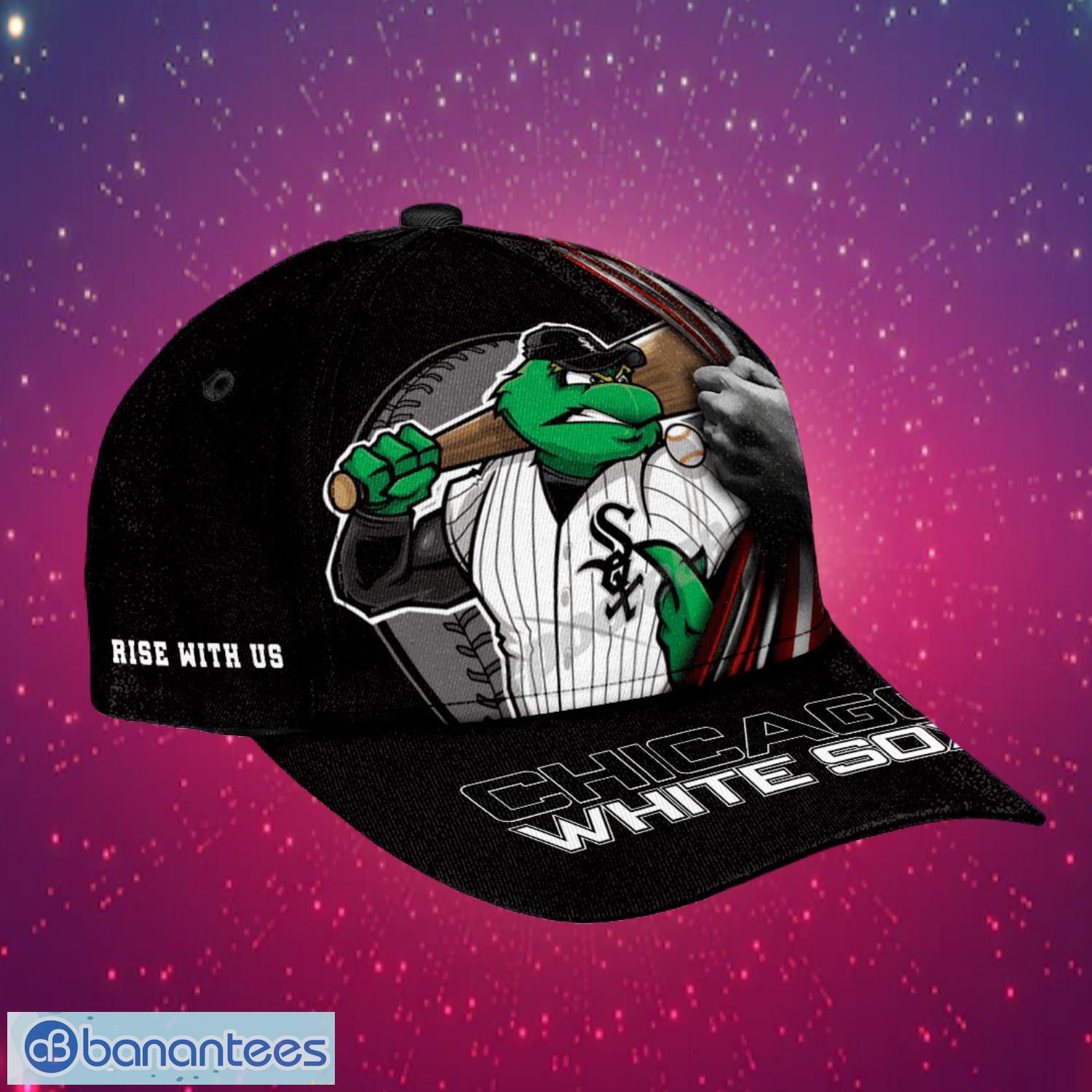 mlb chicago white sox logo design grinch custom your name cap 3d cap image MLB Chicago White Sox Logo Design Grinch Custom Your Name Cap 3D Cap Product Photo 1