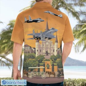US Air Force Louisiana Air National Guard F-15 Eagle Hawaiian Shirt Summer Beach Shirt Product Photo 2