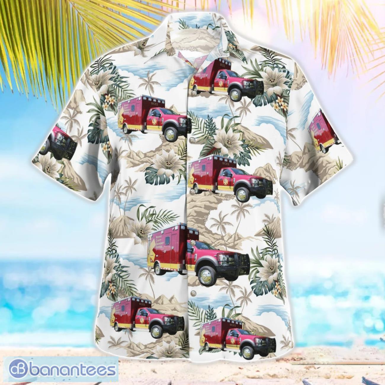 Monroe County Emergency Services, Georgia Aloha Hawaiian Shirt Monroe County Emergency Services, Georgia Aloha Hawaiian Shirt Product Photo 3