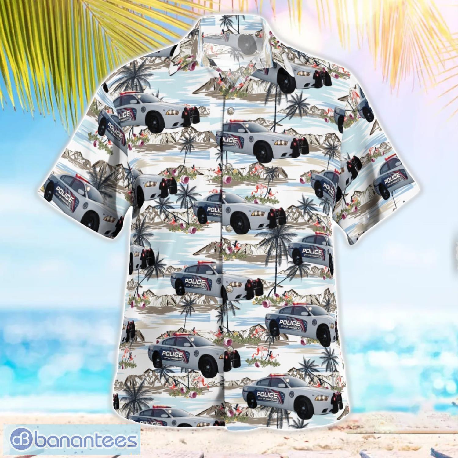 montana missoula police department 3d hawaiian shirt gift for summer 1 image Montana, Missoula Police Department 3D Hawaiian Shirt Gift For Summer Product Photo 2