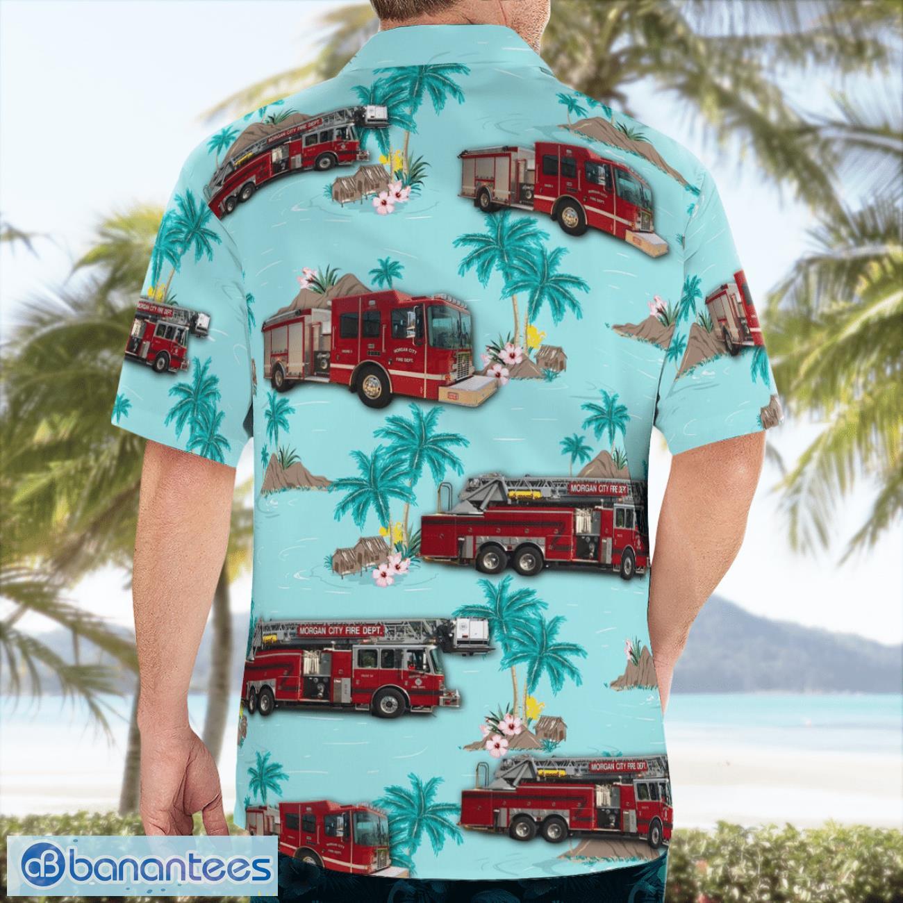 Morgan City Fire Department Beach Hawaiian Shirt Summer Gift Morgan City Fire Department Beach Hawaiian Shirt Summer Gift Product Photo 4