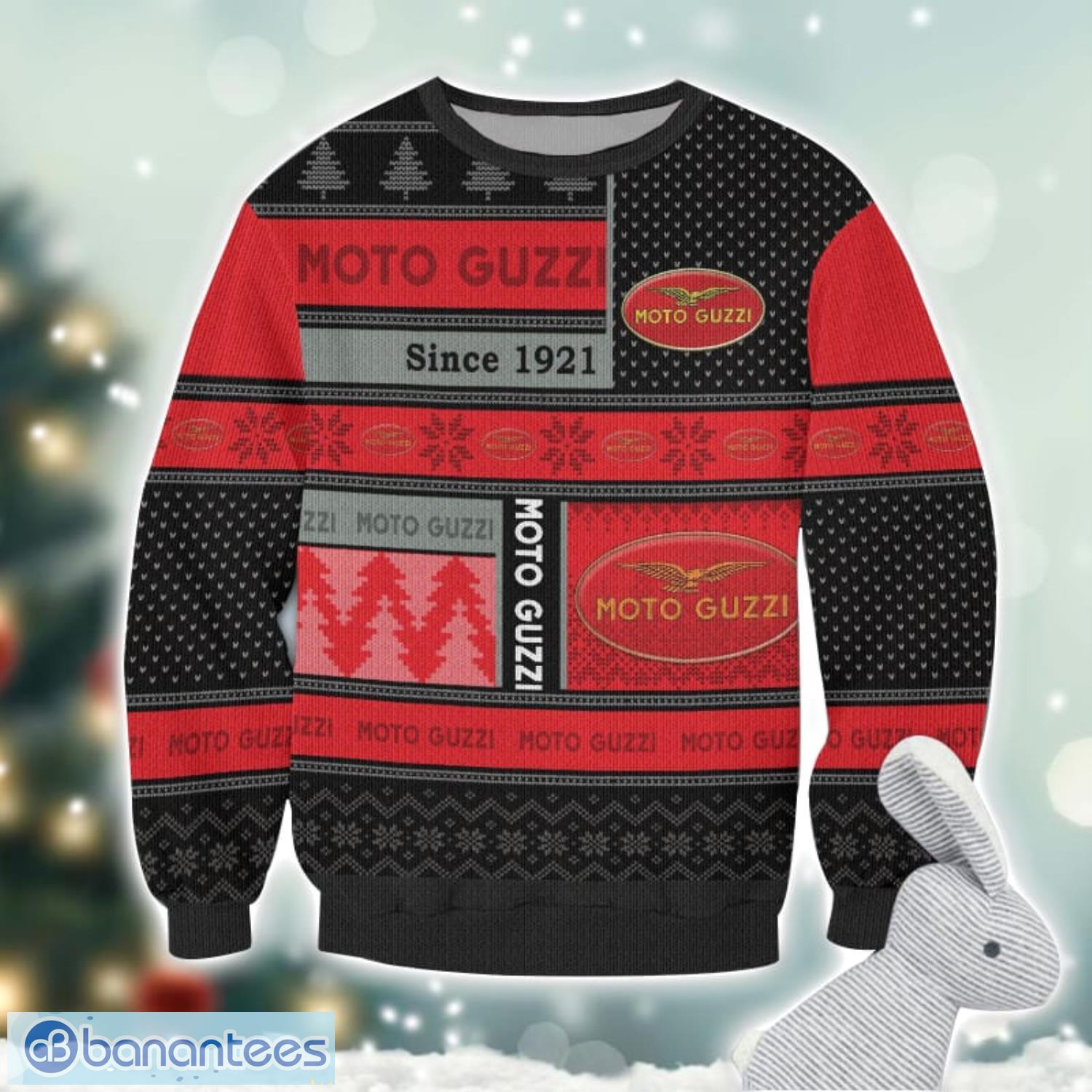 moto guzzi logo ugly christmas sweater for fans men and women christmas gift ideas 1 image Moto-Guzzi Logo Ugly Christmas Sweater For Fans Men And Women Christmas Gift Ideas Product Photo 2