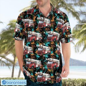 Shropshire Fire and Rescue Service Aerial Appliance Hawaiian Shirt Beach Summer Shirt Product Photo 2