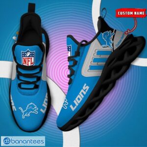 Custom Name NFL Detroit Lions Max Soul Shoes Personalized Running Sneakers Product Photo 5