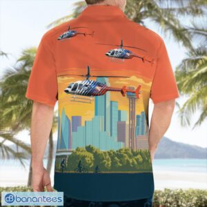 Texas, CareFlite Bell 407GX 3D Hawaiian Shirt Gift For Summer Product Photo 2