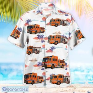 Vernon Township Fire Department 3D Hawaiian Shirt Product Photo 2