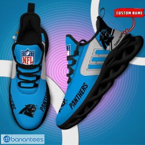 Custom Name NFL Carolina Panthers Max Soul Shoes Personalized Running Sneakers Product Photo 5