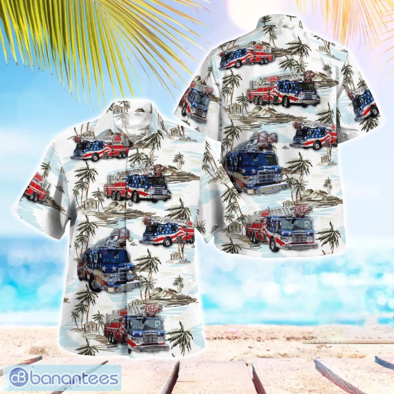 napa fire department beach hawaiian shirt summer gift image Napa Fire Department Beach Hawaiian Shirt Summer Gift Product Photo 1