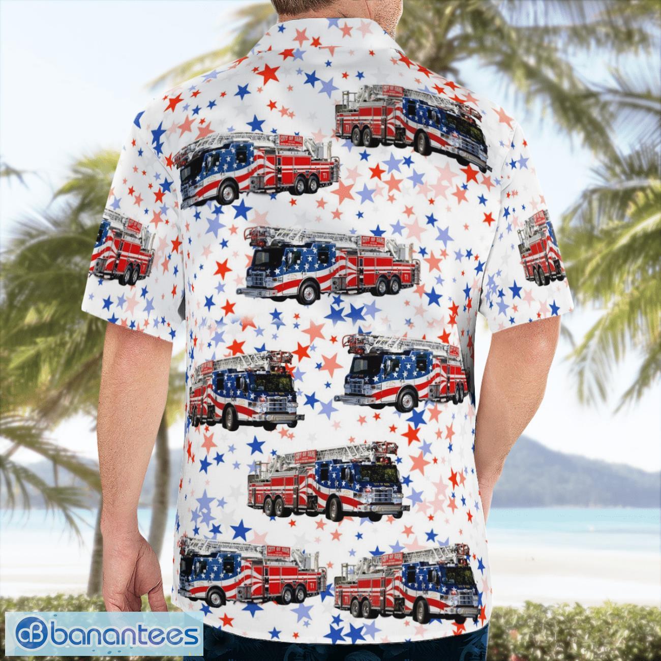 Napa Fire Department, California Hawaiian Shirt Button Summer Shirt Napa Fire Department, California Hawaiian Shirt Button Summer Shirt Product Photo 2