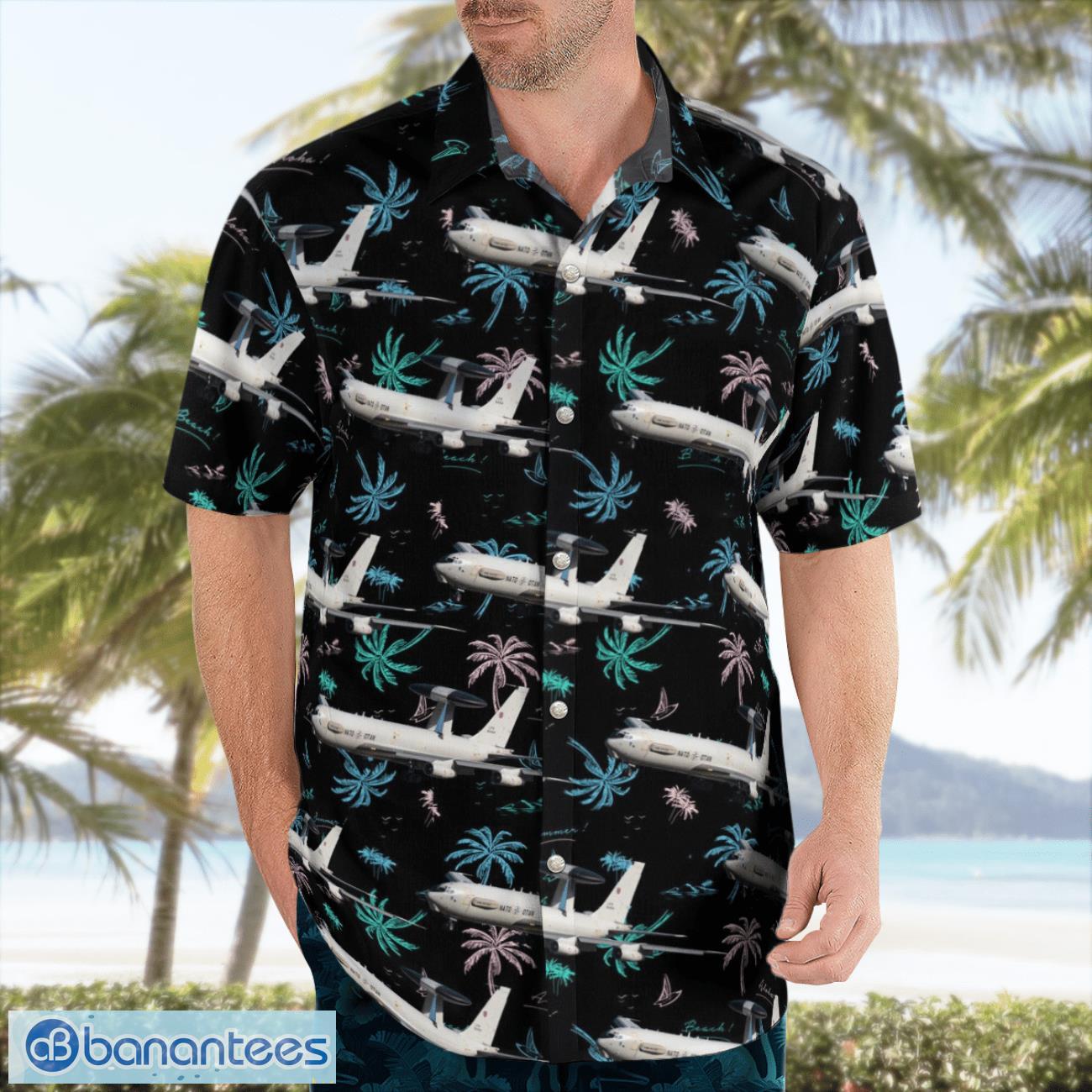 nato boeing e 3a sentry 707 300 hawaiian shirt beach summer shirt 2 image NATO Boeing E-3A Sentry (707-300) Hawaiian Shirt Beach Summer Shirt Product Photo 3