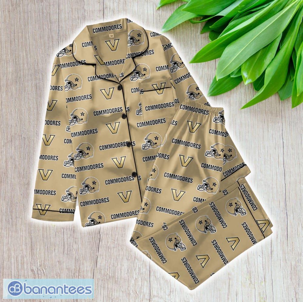 ncaa vanderbilt commodores satin long sleeve pajamas set family for men women gift christmas image Ncaa Vanderbilt Commodores Satin Long Sleeve Pajamas Set Family For Men Women Gift Christmas - ZNCAA Vanderbilt Commodores_Women Satin Long Sleeve Pajamas Set_1