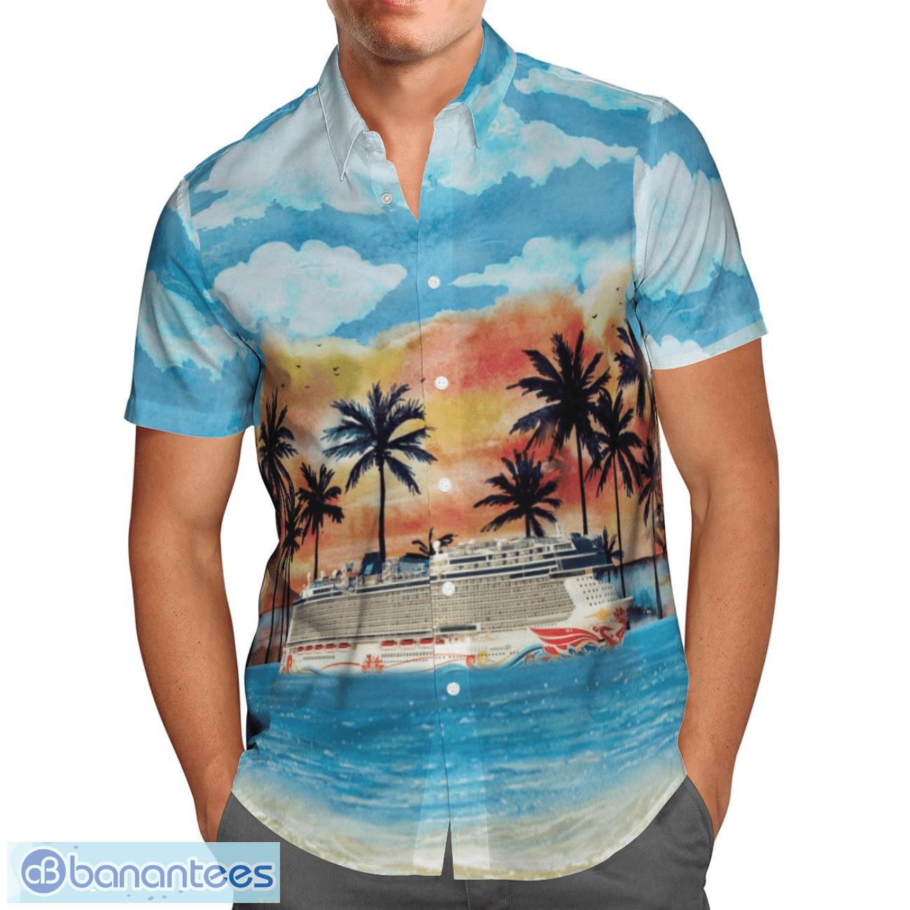 ncl norwegian cruise line norwegian joy tropical hawaiian shirt beach summer shirt 1 image NCL Norwegian Cruise Line Norwegian Joy Tropical Hawaiian Shirt Beach Summer Shirt Product Photo 2