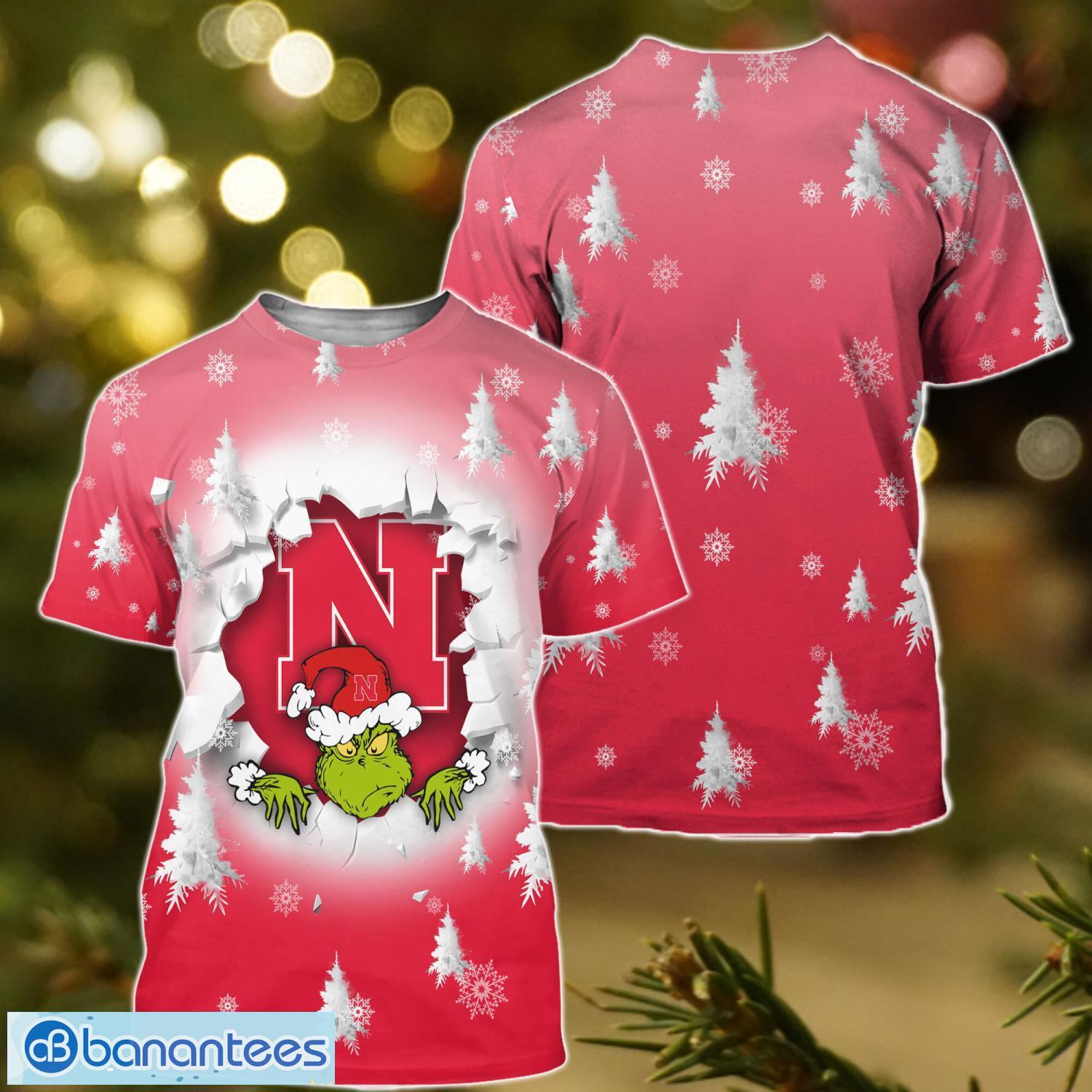 Nebraska Cornhuskers Grinch 3D T-Shirt Hoodie Sweatshirt Gift For Christmas Nebraska Cornhuskers Grinch 3D T-Shirt Hoodie Sweatshirt Gift For Christmas Product Photo 2