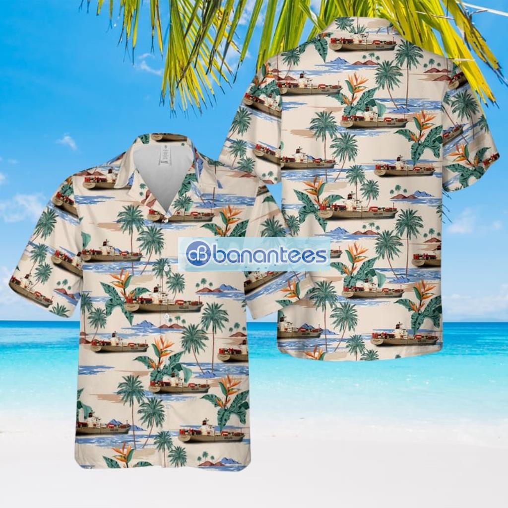 nedlloyd clarence container ship hawaiian shirt summer fashion image Nedlloyd Clarence Container Ship Hawaiian Shirt Summer Fashion Product Photo 1